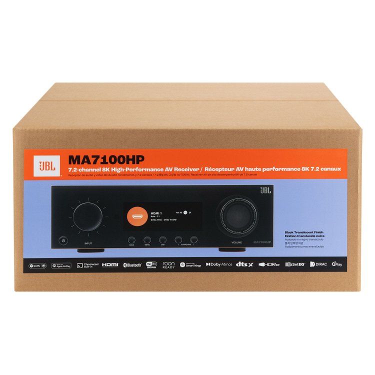 JBL MA7100 220 Volt Receiver – 7.2 Channel 8K AV Amplifier