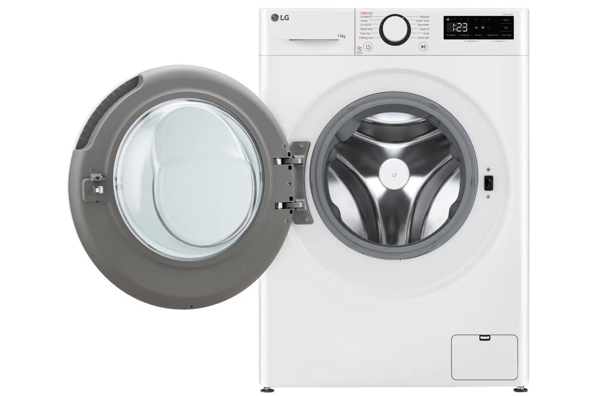 LG Extra Large 220v washer front load 220 volt 50 hz 13 KG 220 volt F4Y513WWLN1220v