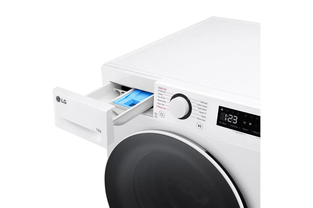 LG Extra Large 220v washer front load 220 volt 50 hz 13 KG 220 volt F4Y513WWLN1220v