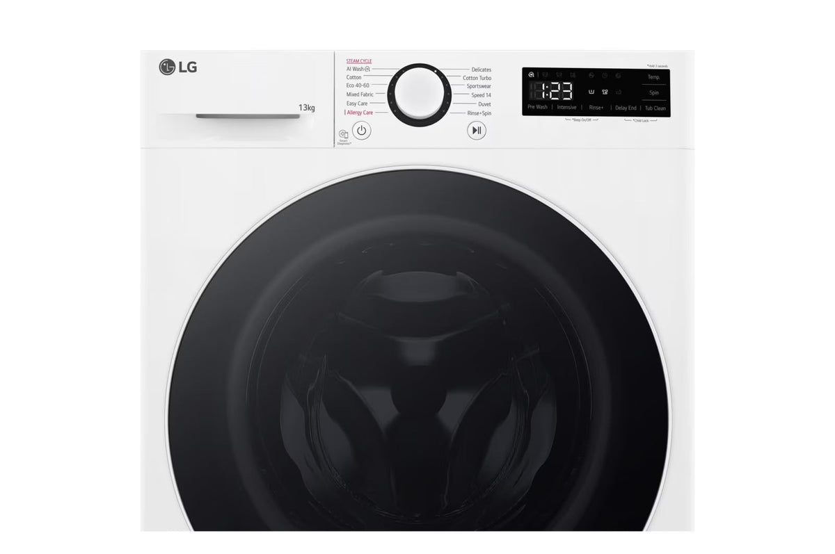 LG Extra Large 220v washer front load 220 volt 50 hz 13 KG 220 volt F4Y513WWLN1220v