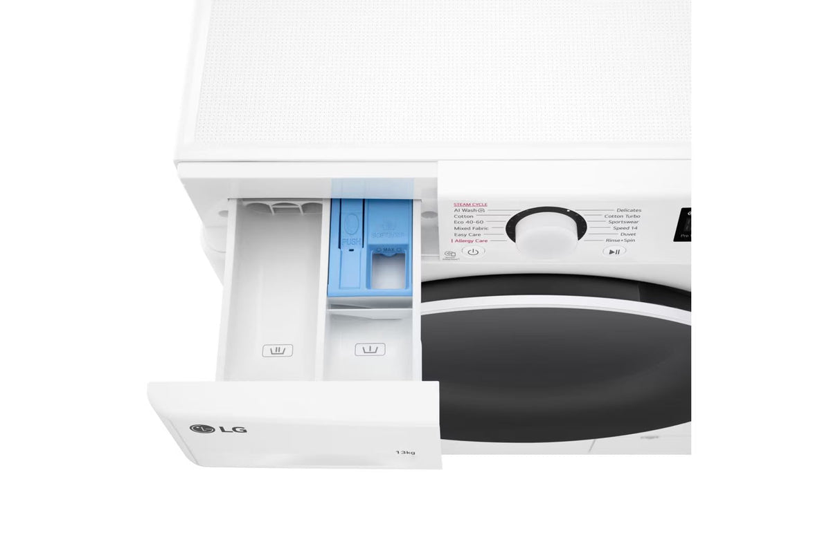 LG Extra Large 220v washer front load 220 volt 50 hz 13 KG 220 volt F4Y513WWLN1220v