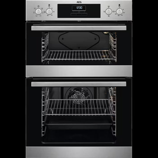 AEG Built in Double Oven 220 volts 50 hz Stianless Steel 220v Integrated double oven Made in Italy DEX33111EM