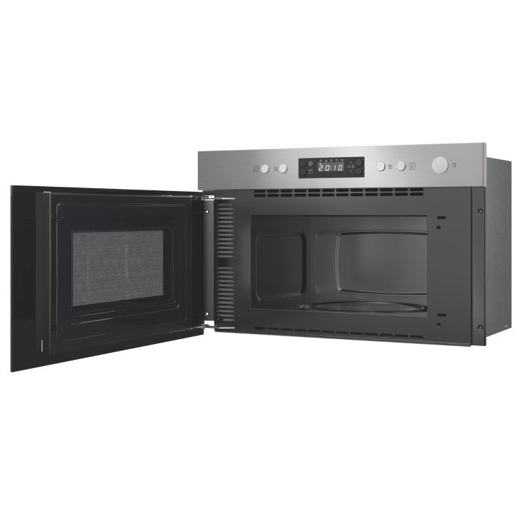Hotpoint by Whirlpool HPMK12CXUK Built In Microwave with Grill 22 Liters BUILT IN INTEGRATED