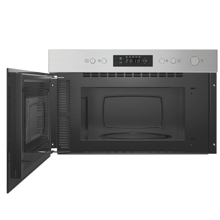 Hotpoint by Whirlpool HPMK12CXUK Built In Microwave with Grill 22 Liters BUILT IN INTEGRATED