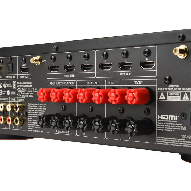 JBL MA710 220 Volt Receiver – 7.2 Channel 8K 220V Amplifier