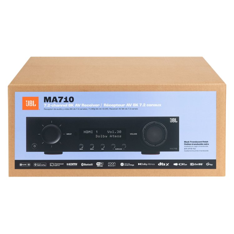 JBL MA710 220 Volt Receiver – 7.2 Channel 8K 220V Amplifier