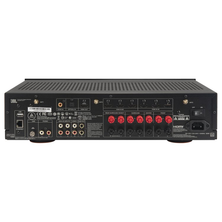 JBL MA710 220 Volt Receiver – 7.2 Channel 8K 220V Amplifier