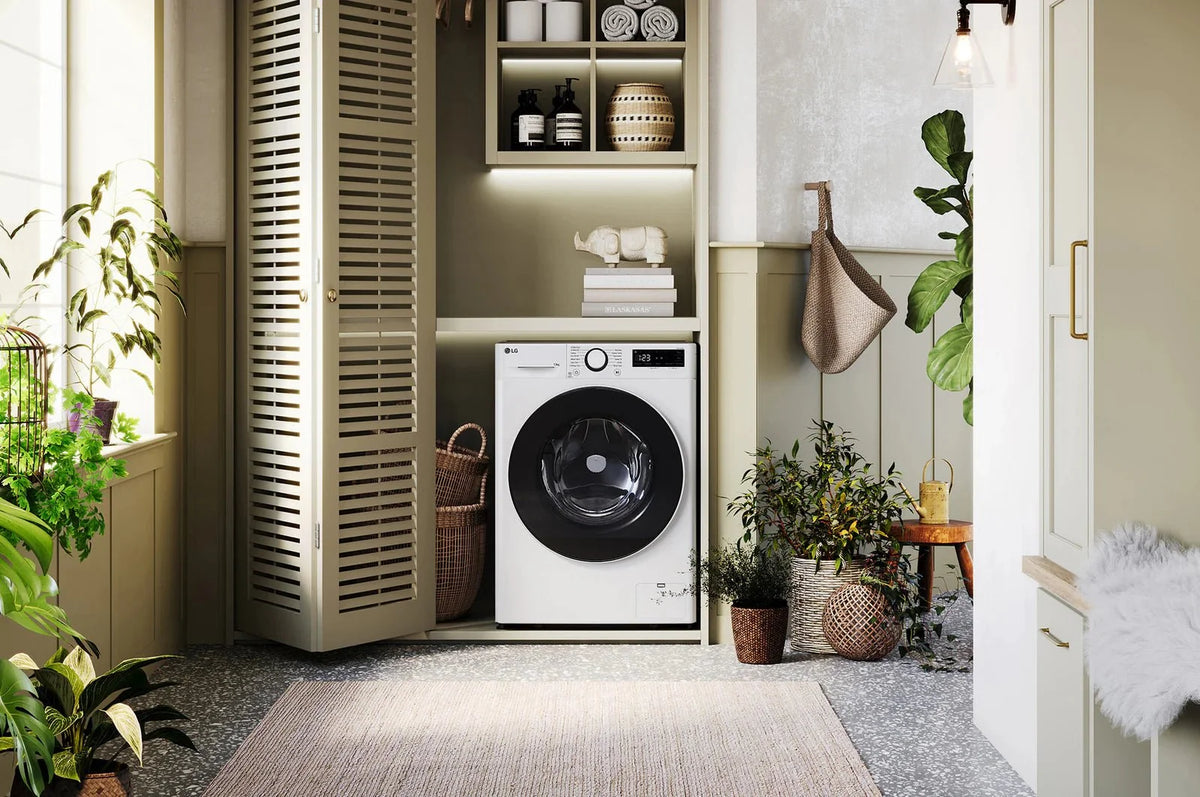 LG Extra Large 220v washer front load 220 volt 50 hz 13 KG 220 volt F4Y513WWLN1220v