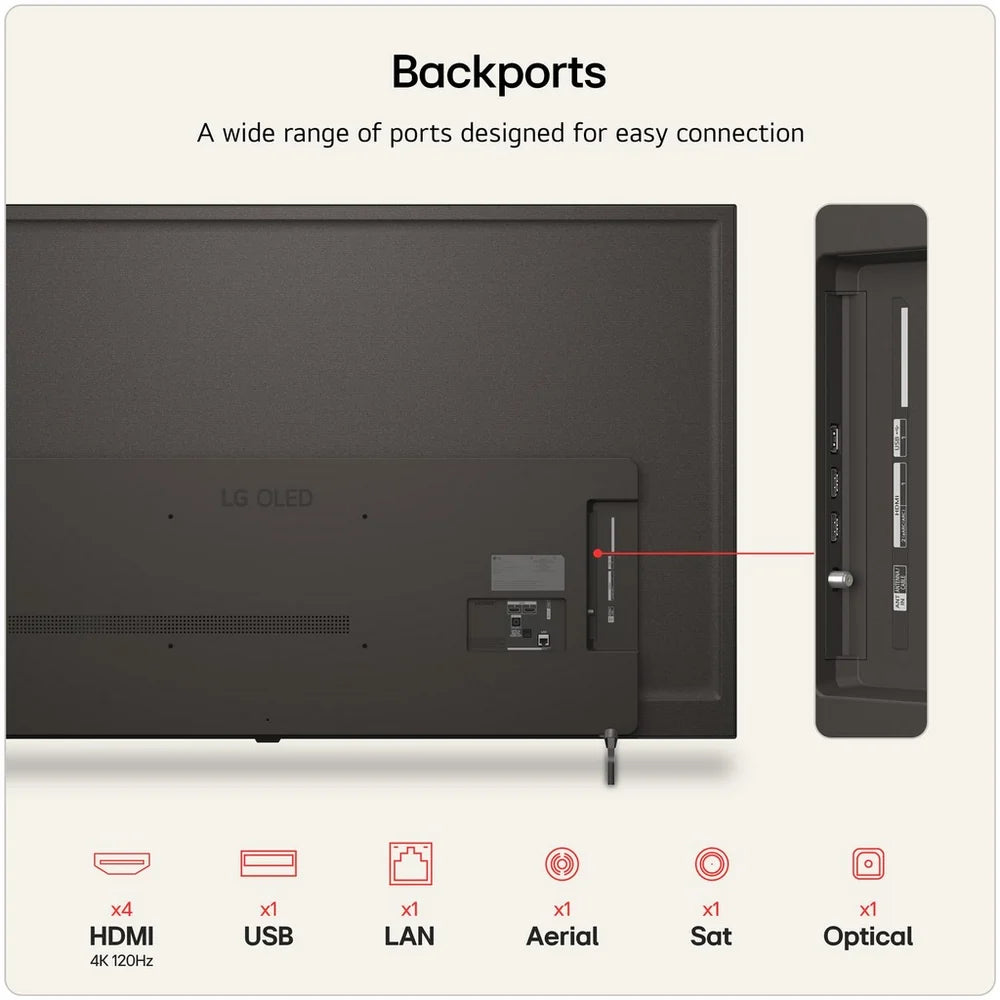 LG OLED65B6ELC 65 Inch OLED AI B6 4K Ultra HD HDR Smart TV 2026