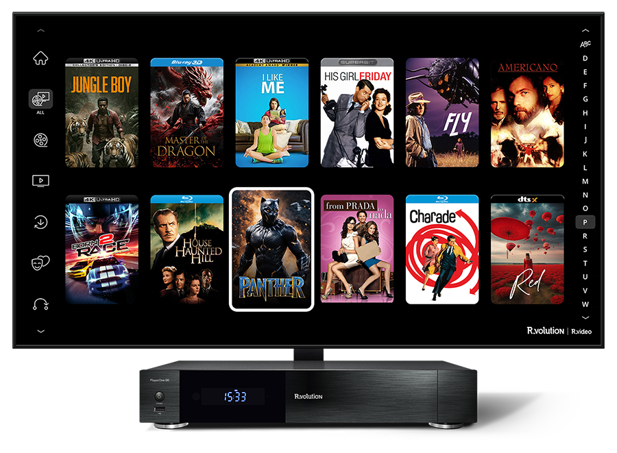 R_volution PlayerOne 8K — Network Media Player & Server