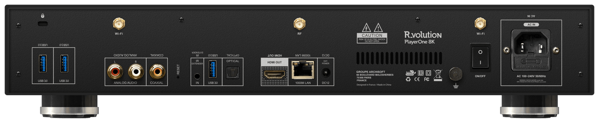 R_volution PlayerOne 8K — Network Media Player & Server