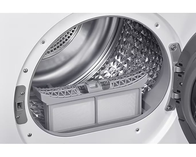 Samsung 220 volt 9 KG Dryer White A++ Heat Pump Ventless Self Condensing heat pump DV90CGCWHITE220v 220v 240 volts 50 hz