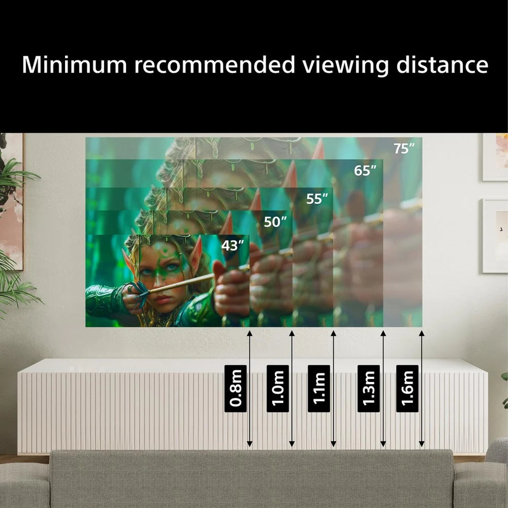 Sony K75S25M2PB 75 Inch BRAVIA 2 II Direct LED 4K Ultra HD HDR Smart Google TV 2026