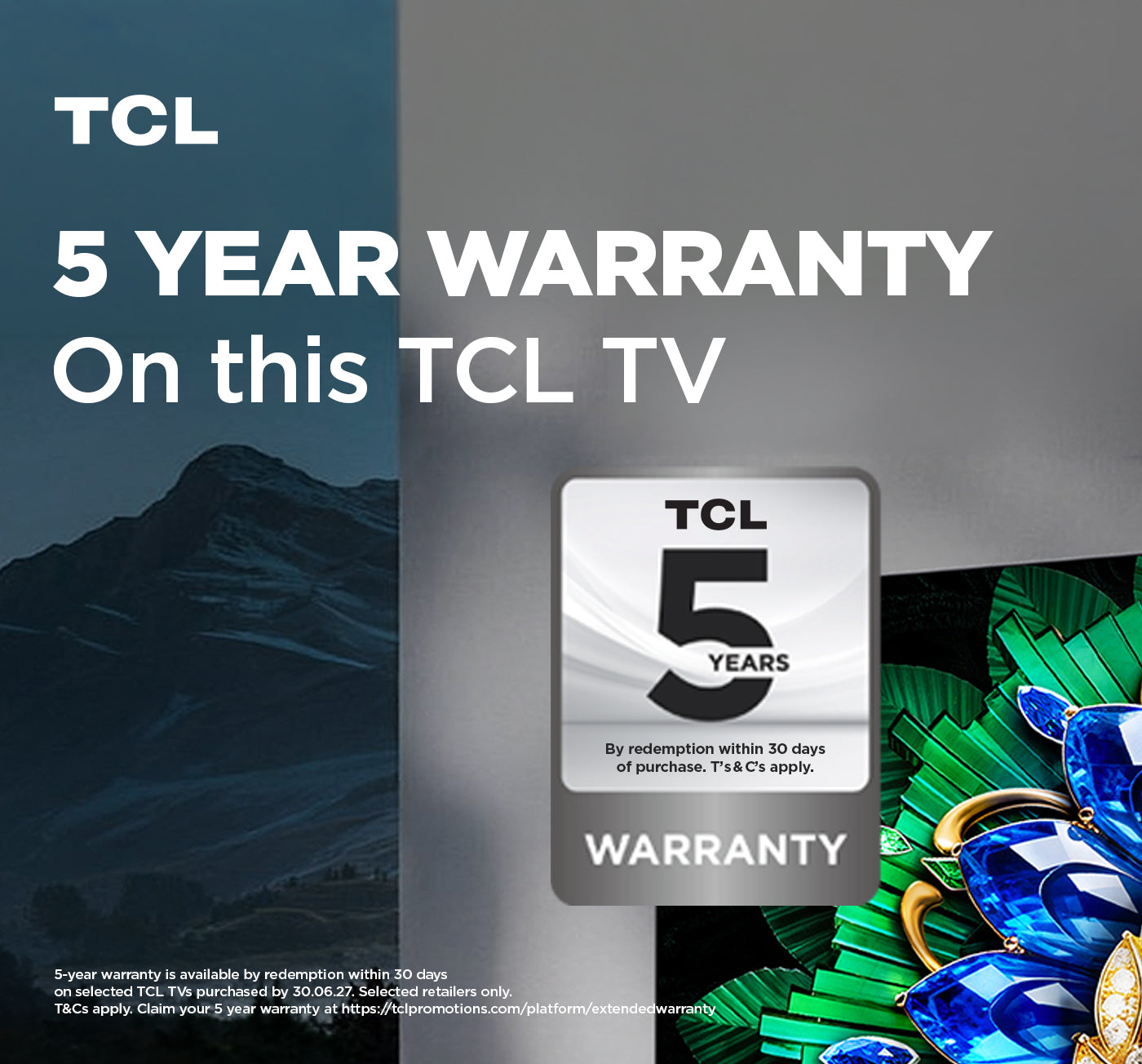 TCL 75A400M-UK 75 Inch A400M 4K Ultra HD HDR QD-Mini LED Smart Google TV 2026